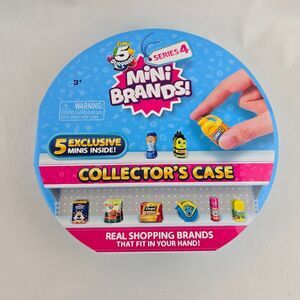 Zuru Mini Brands Series 4 Collector’s Case 23 minis inside Food Cleaning Make Up